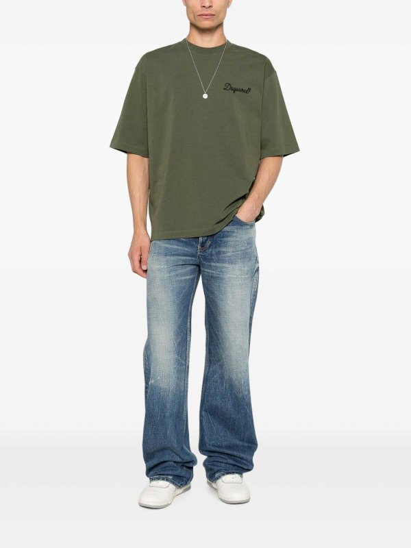 DSQUARED2 buy online Rundhalspullover - Grün