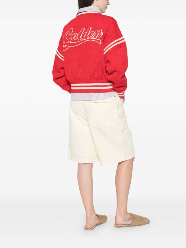 スウェットシャツ/セーター - 赤 shop online: GOLDEN GOOSE