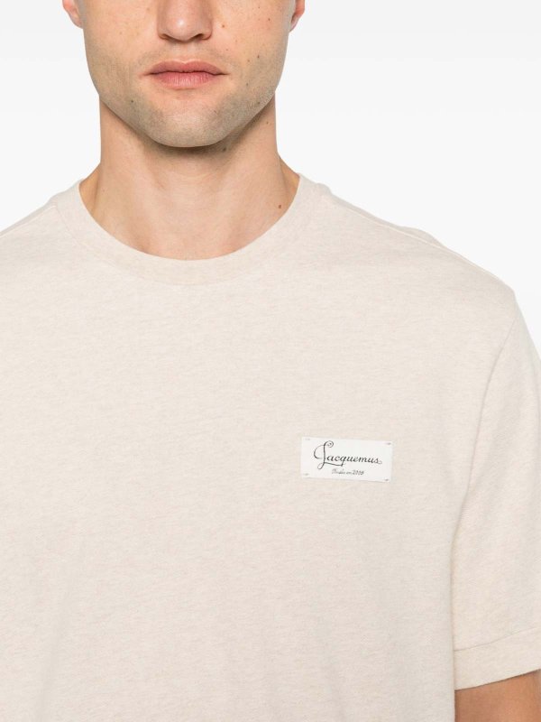 The Best Shops JACQUEMUS: T-shirts - T-Shirt - Beige
