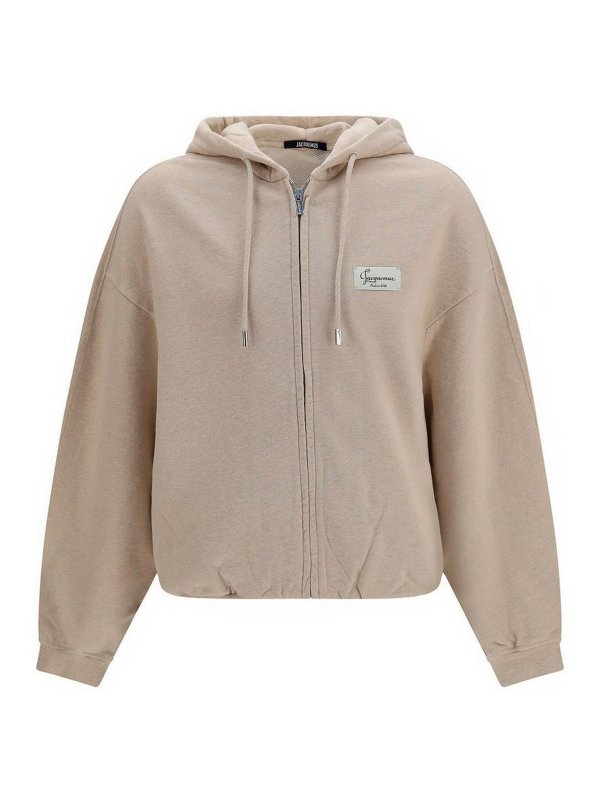 JACQUEMUS: Sweatshirts und Pullover - Sweatshirt - Beige