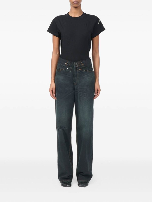 MM6 MAISON MARGIELA: ストレートジーンズ online - ストレートジーンズ - ブルー