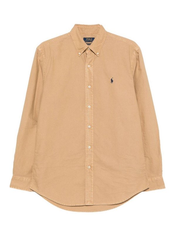 POLO RALPH LAUREN: Hemden - Hemd - Beige