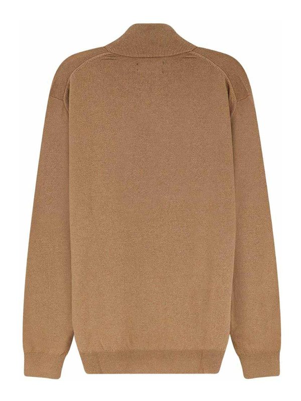 POLO RALPH LAUREN: Strickpullover mit Rundhalsausschnitt online - Rundhalspullover - Camel