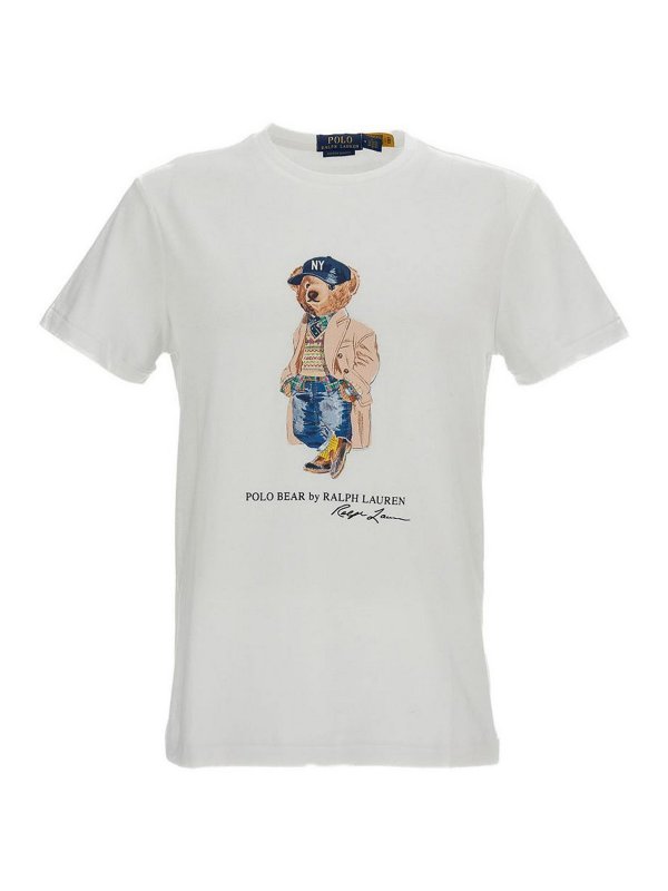 POLO RALPH LAUREN: Poloshirts - Poloshirt - Weiß
