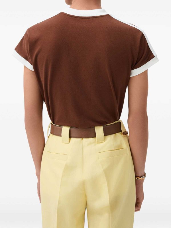 The Best Shops VERSACE: T-shirts - T-Shirt - Braun