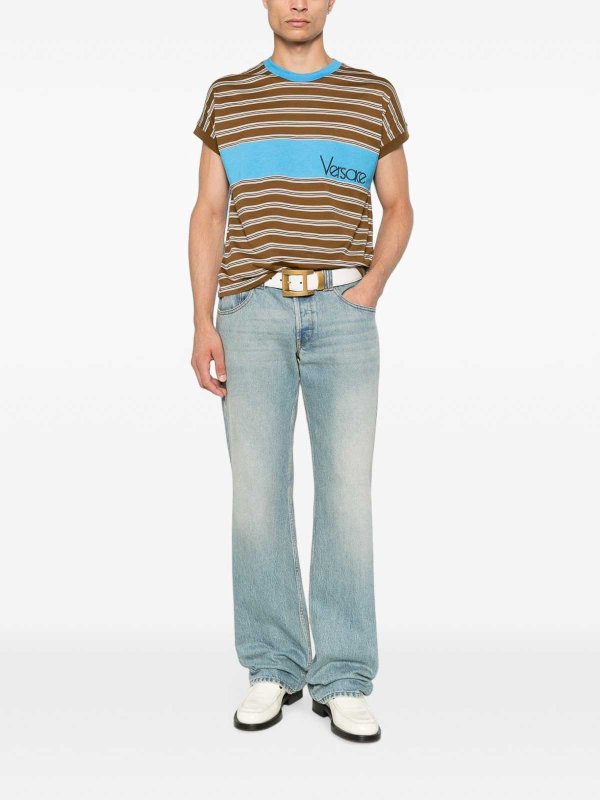 T-Shirt - Braun shop online: VERSACE