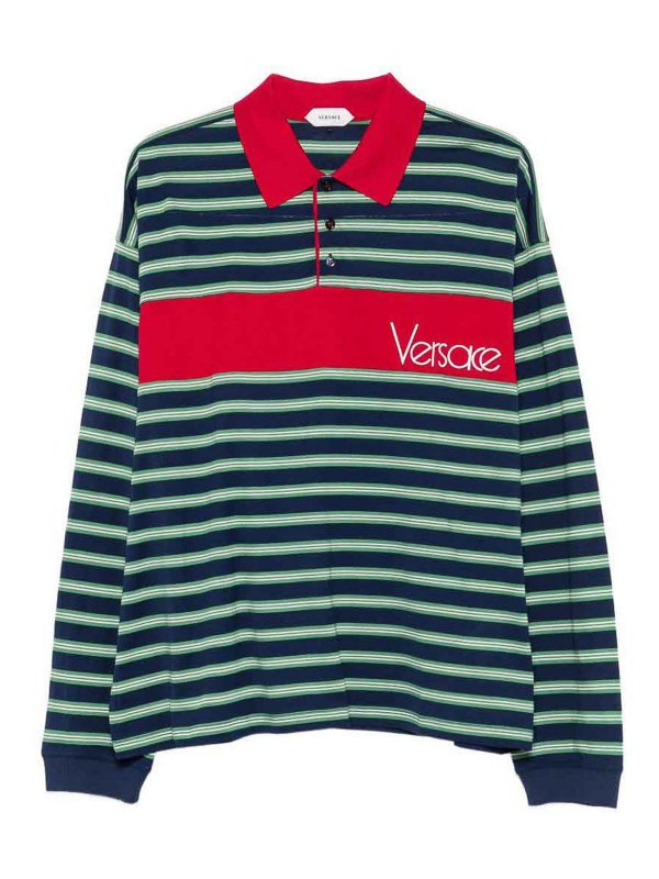 VERSACE: Polos  - Polo - Vert