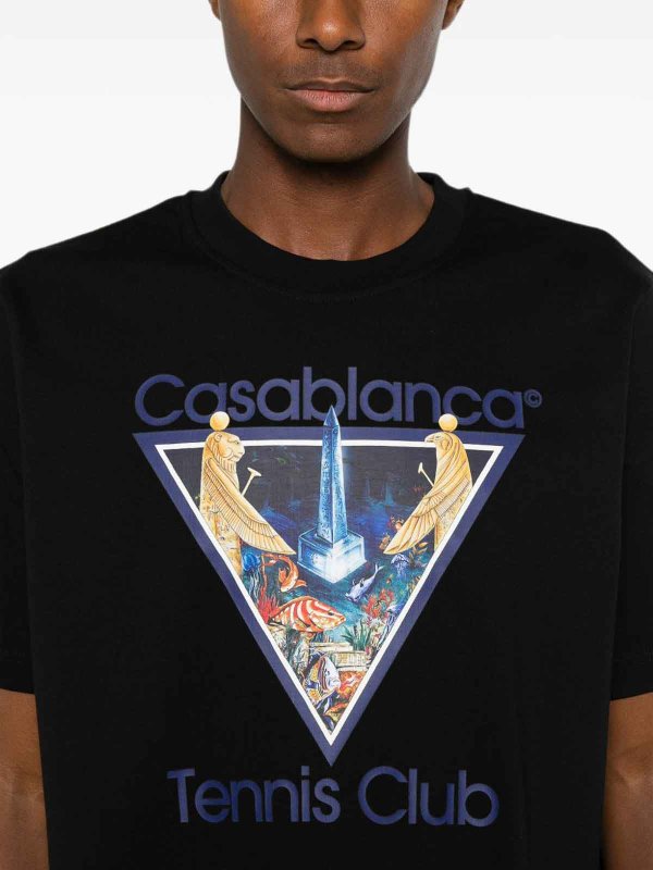 The Best Shops CASABLANCA: T-shirts - T-Shirt - Schwarz