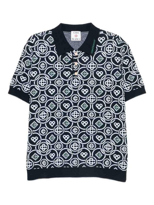 CASABLANCA: Poloshirts - Poloshirt - Bunt