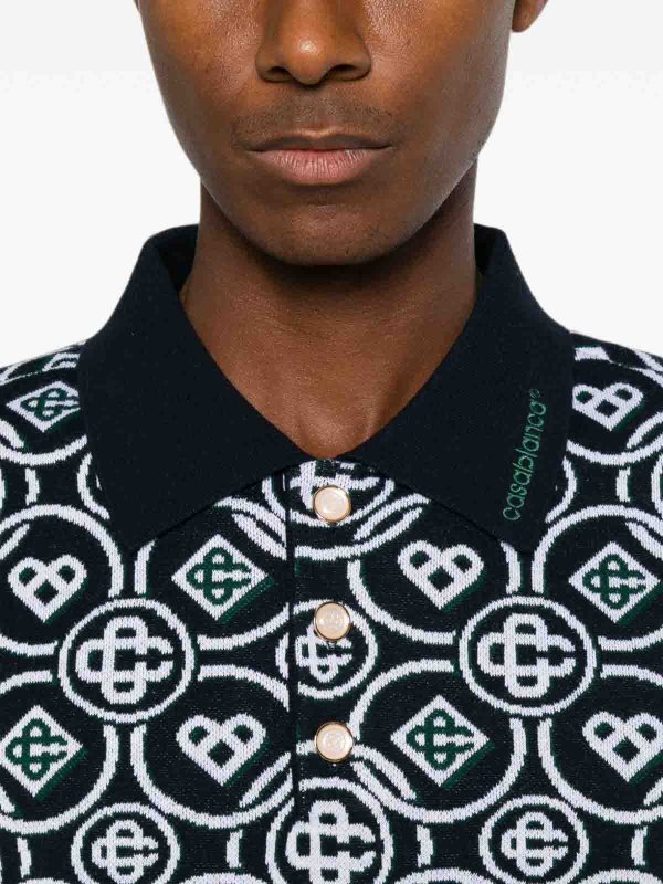 The Best Shops CASABLANCA: Poloshirts - Poloshirt - Bunt