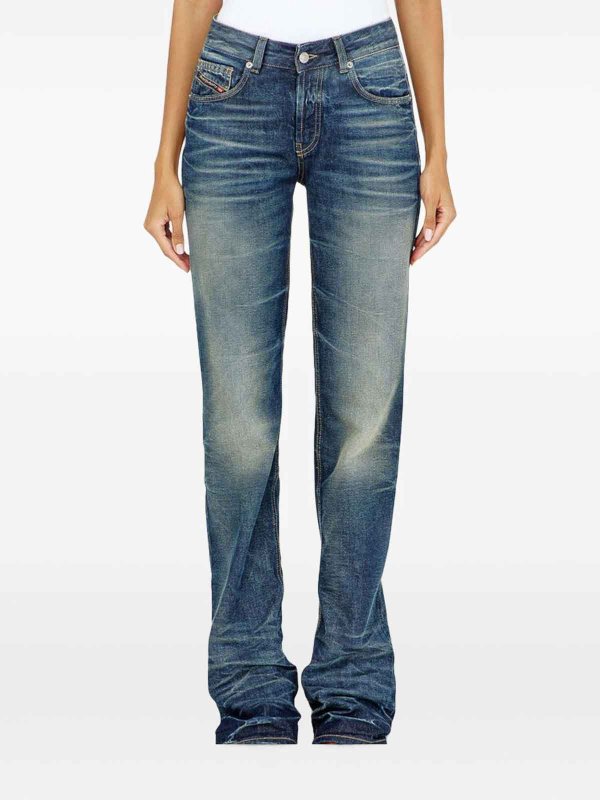 The Best Shops DIESEL: ストレートジーンズ - ブルー