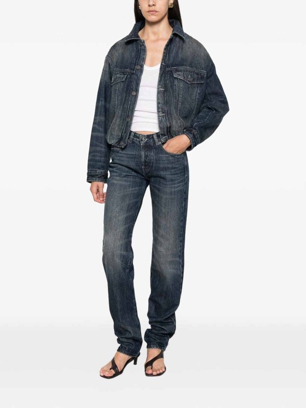 DIESEL: Jeans Rectos online - Vaqueros Rectos - Azul