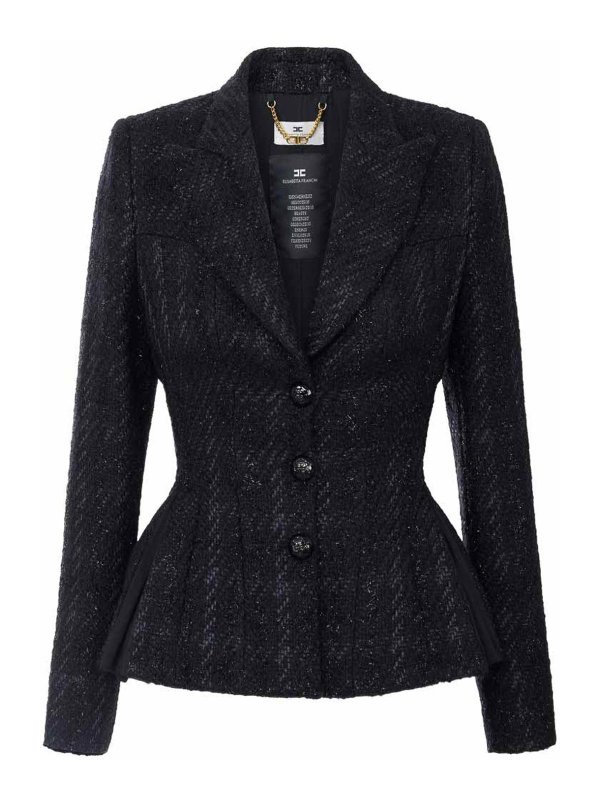 ELISABETTA FRANCHI: Blazer - Blazer - Schwarz