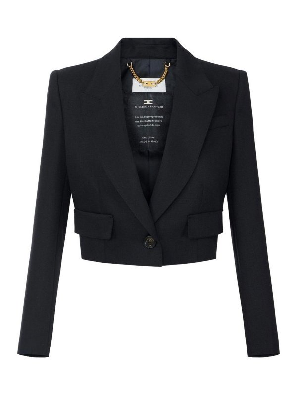ELISABETTA FRANCHI: Blazer - Blazer - Schwarz