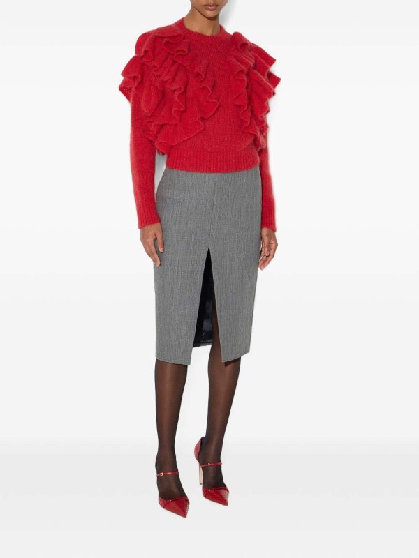 The Best Shops ELISABETTA FRANCHI: クルーネック - クルーネック - 赤