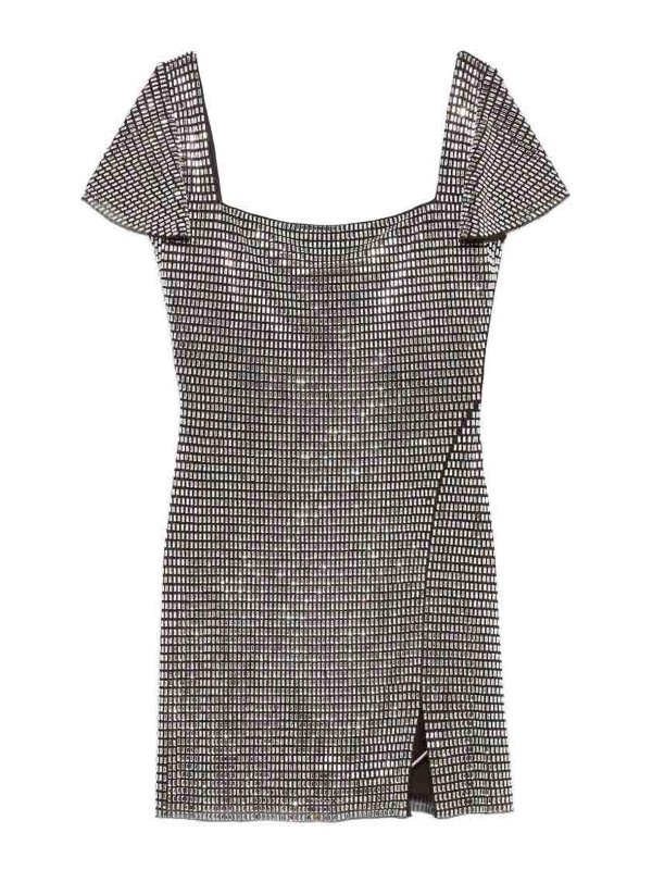 Self Portrait: Robes courtes - Robe Courte - Gris