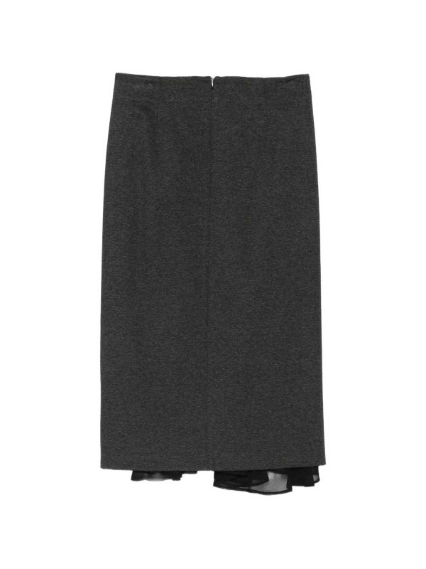 Semicouture: ロングシャツ online - ロングスカート - グレー