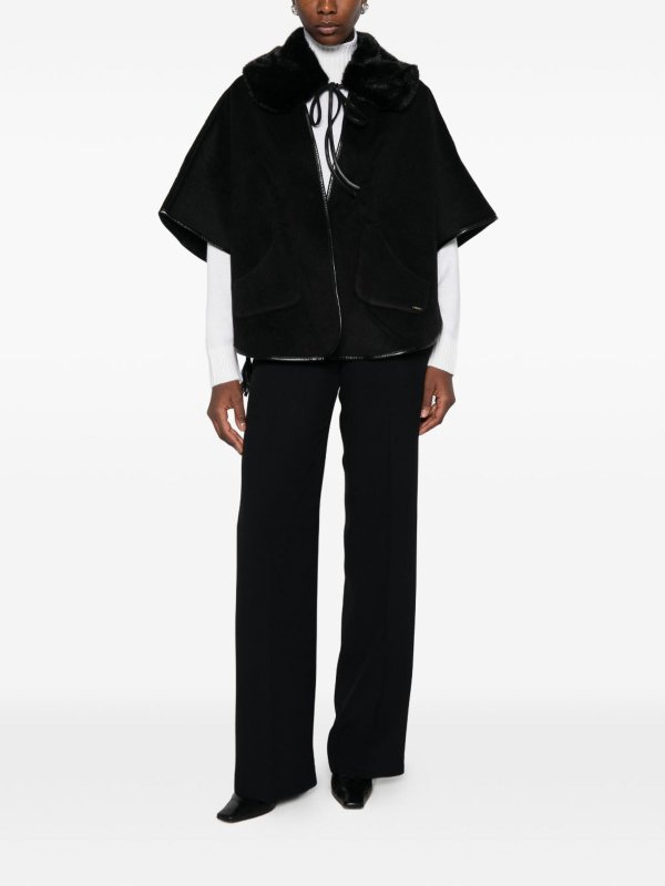 TWINSET: Pelz und Shearling online - Pelz - Schwarz