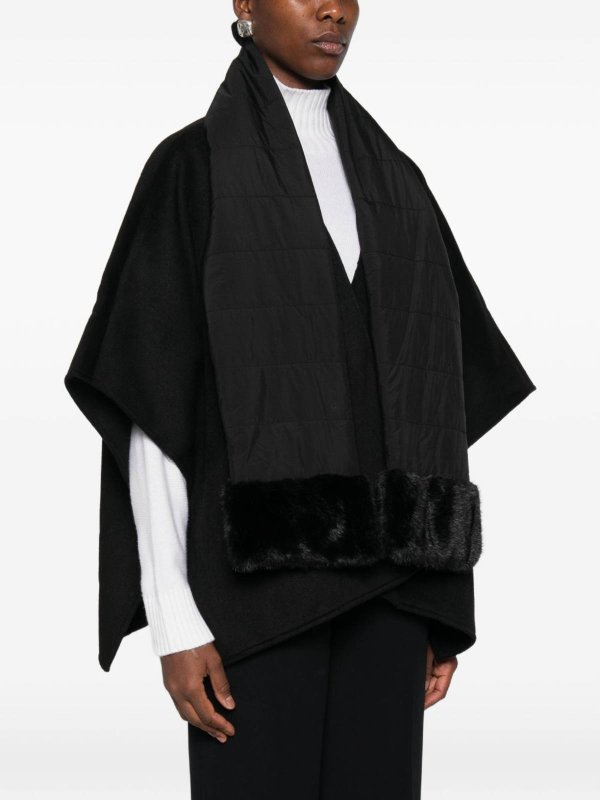 毛皮/ムートンコート - 黒 shop online: TWINSET