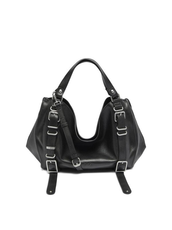DIESEL: トートバッグ - トートバッグ - 黒