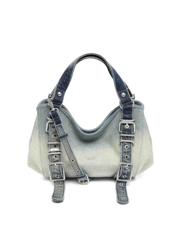 DIESEL: トートバッグ - トートバッグ - ブルー