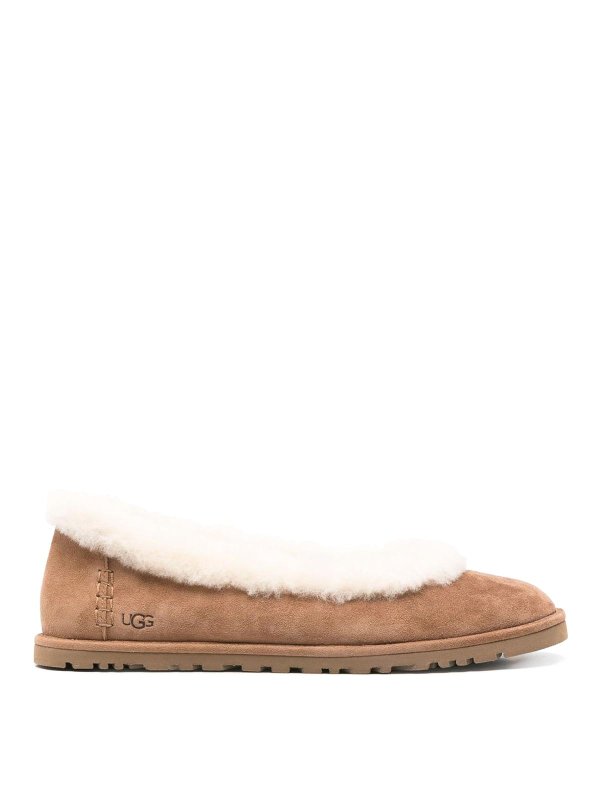 UGG: フラットシューズ - フラットシューズ - ベージュ