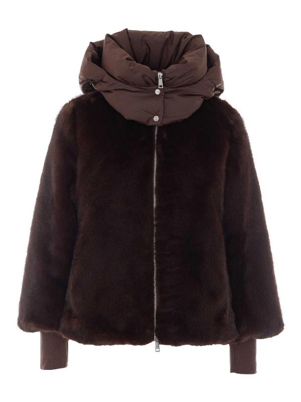 ADD: Rollkragenpullover  und Polo-Ausschnitt - Rollkragenpullover - Braun