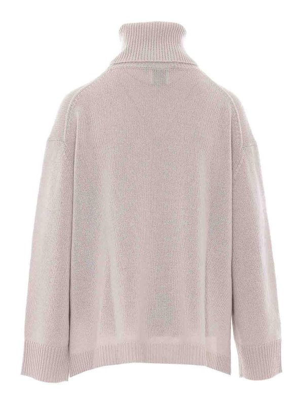 ALLUDE: Pull col rond online - Pull Col Rond - Gris