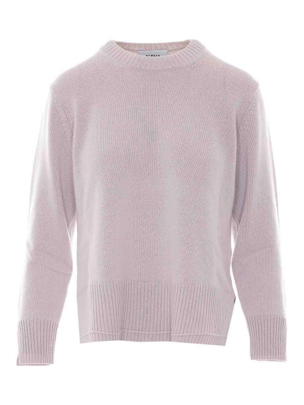 ALPHA STUDIO: crew necks - Sweater