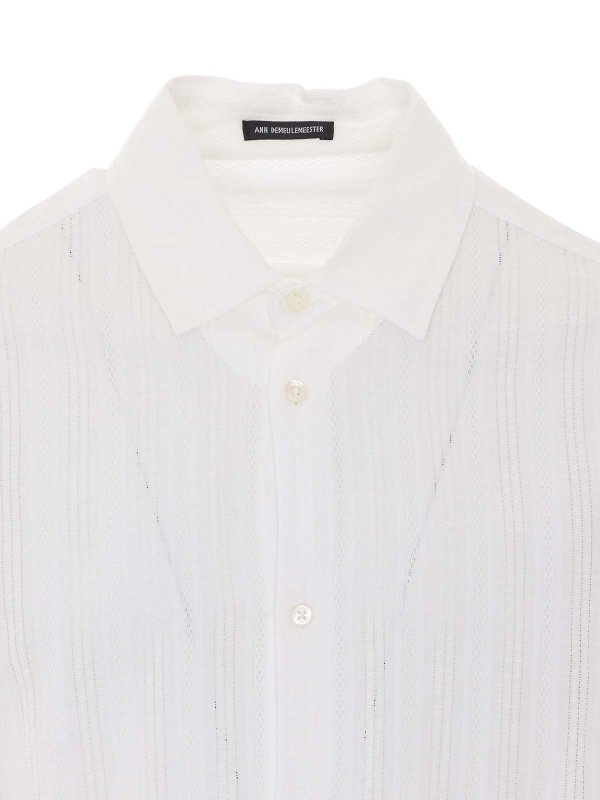 Hemd - Weiß shop online: ANN DEMEULEMEESTER