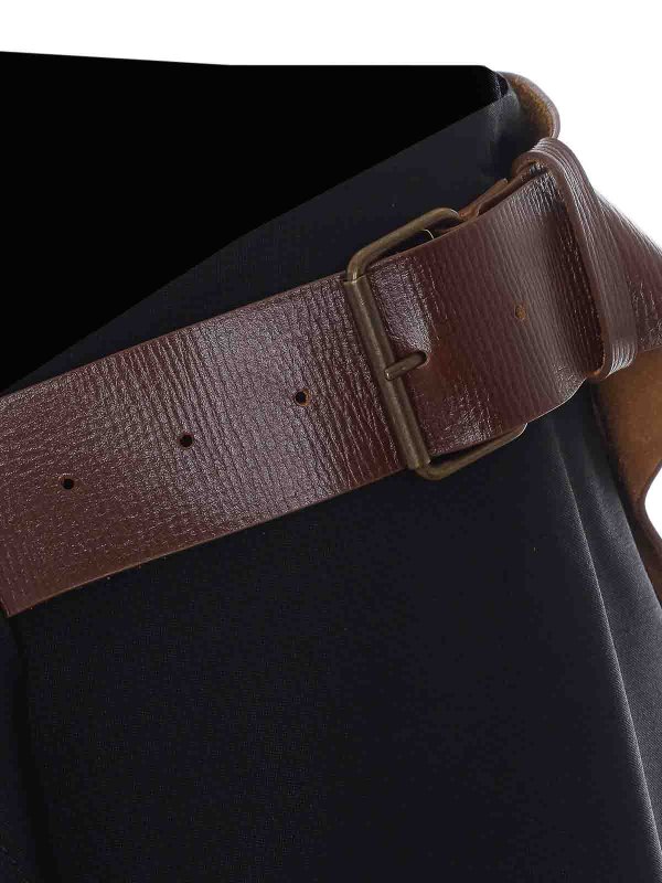 The Best Shops BOTTEGA VENETA: ニーレングススカート＆ミディ丈 - 膝丈/ミディスカート - 黒