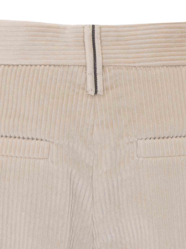The Best Shops BRUNELLO CUCINELLI: カジュアルトラウザー - カジュアルパンツ - 白
