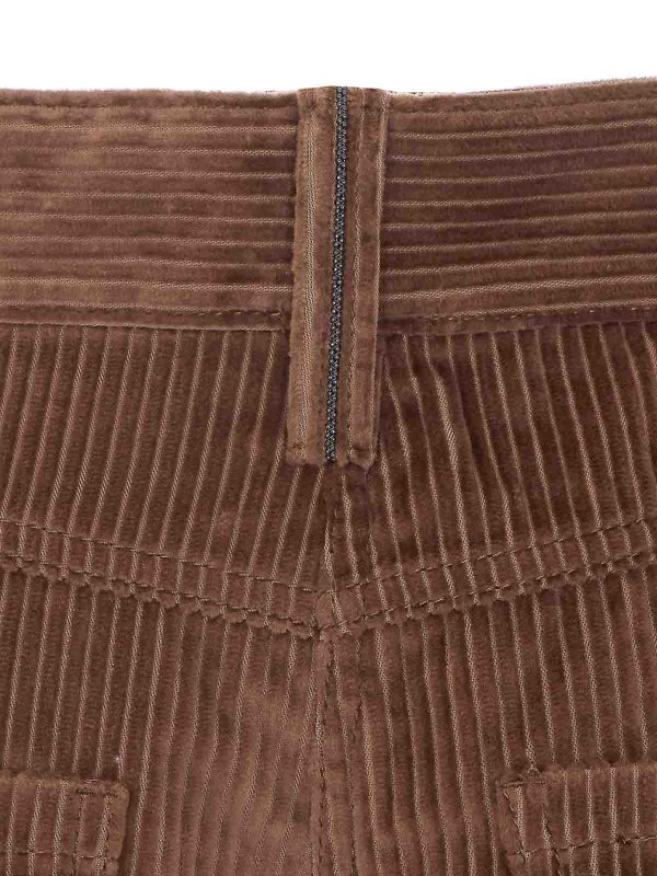 The Best Shops BRUNELLO CUCINELLI: カジュアルトラウザー - カジュアルパンツ - ブラウン