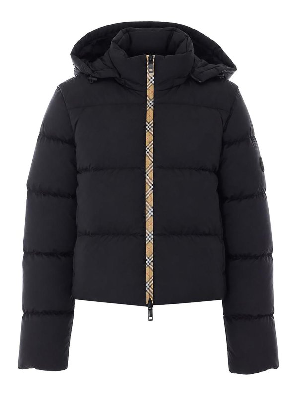 BURBERRY: padded jackets - Black Down Jacket
