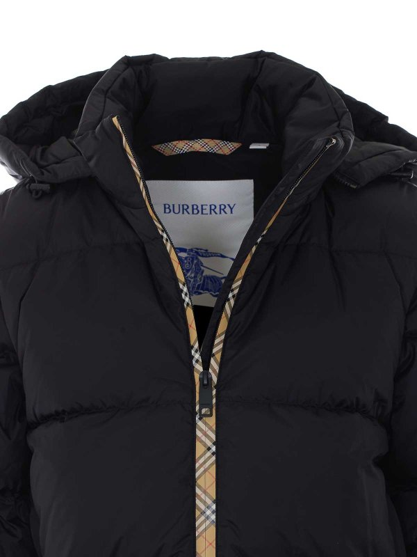 Black Down Jacket shop online: BURBERRY