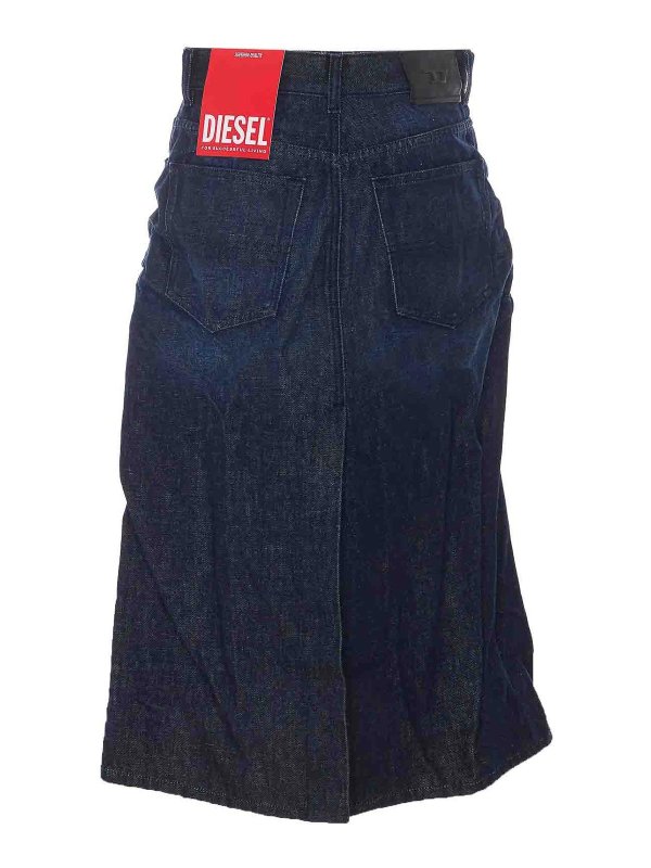 DIESEL: ニーレングススカート＆ミディ丈 online - 膝丈/ミディスカート - ブルー
