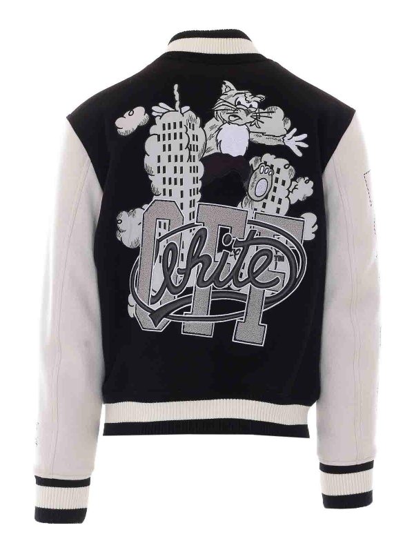 OFF-WHITE: ボンバージャケット online - ボンバージャケット - 黒