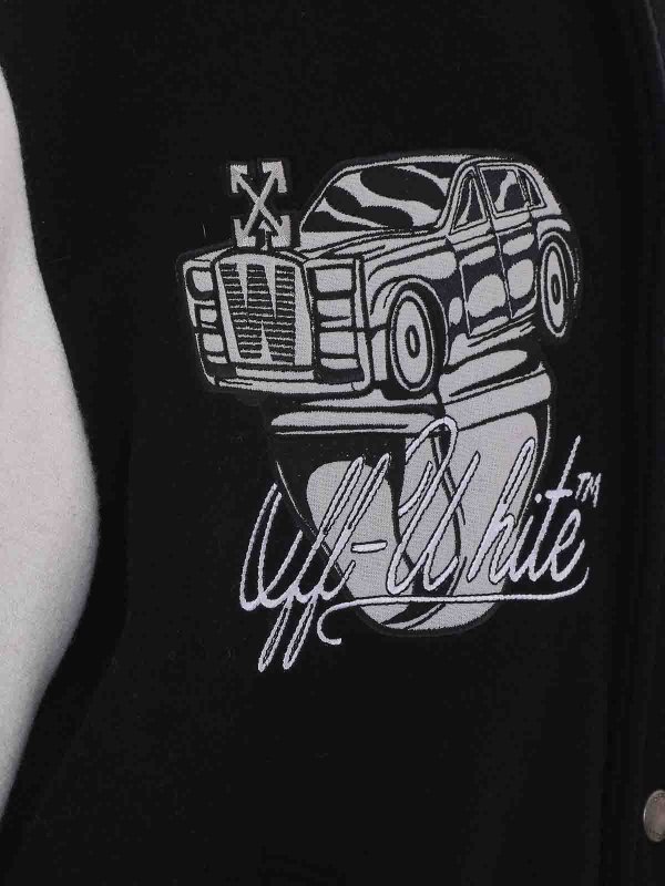 ボンバージャケット - 黒 shop online: OFF-WHITE