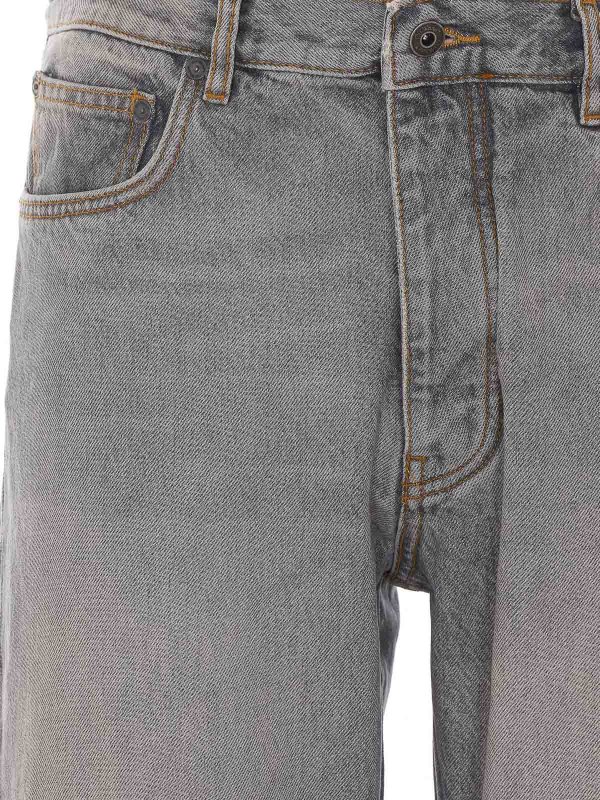 Vaqueros Rectos - Gris shop online: OFF-WHITE