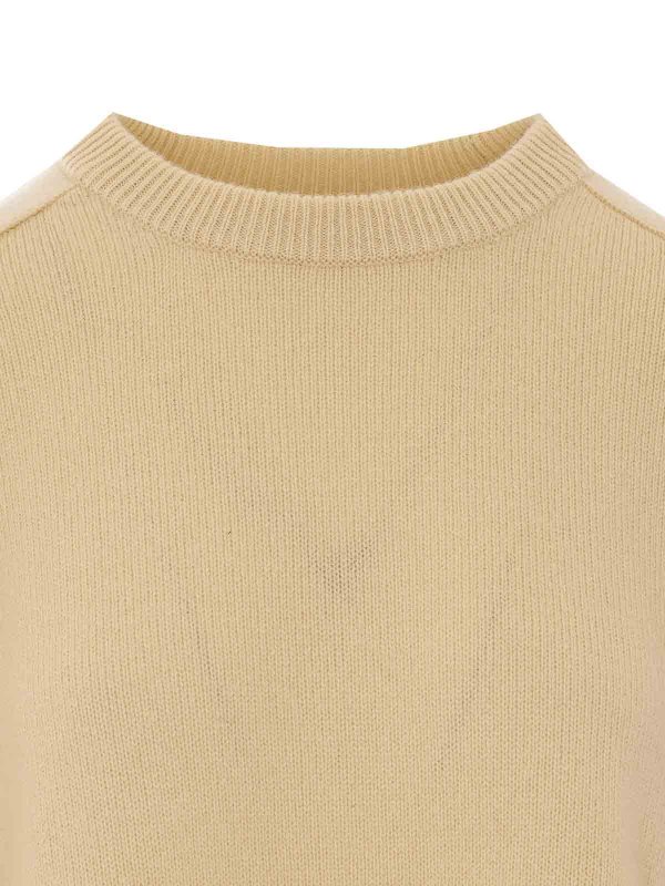 Rundhalspullover - Weiß shop online: SOFT GOAT