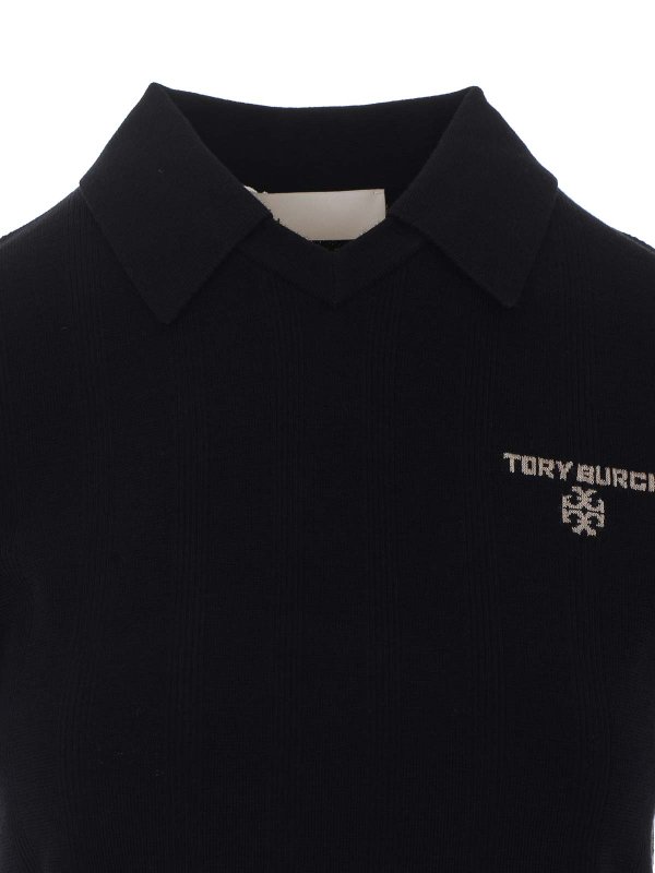 Polo con logo shop online: TORY BURCH