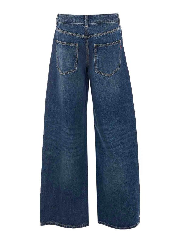 TORY BURCH: Jeans Rectos online - Vaqueros Rectos - Azul