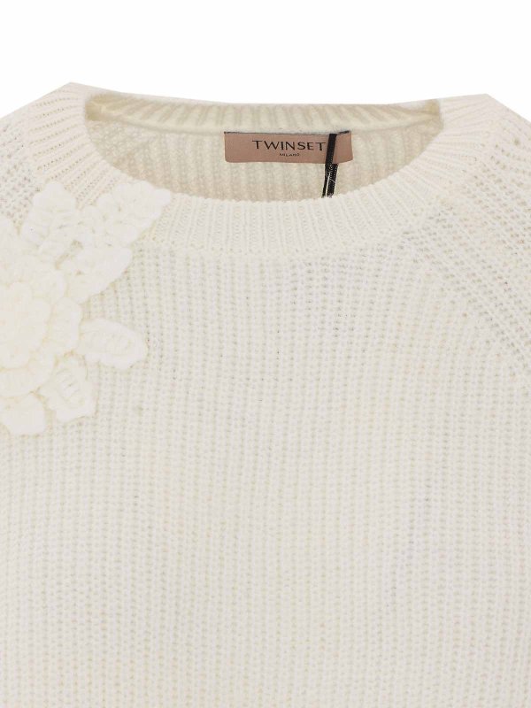 クルーネック - 白 shop online: TWINSET