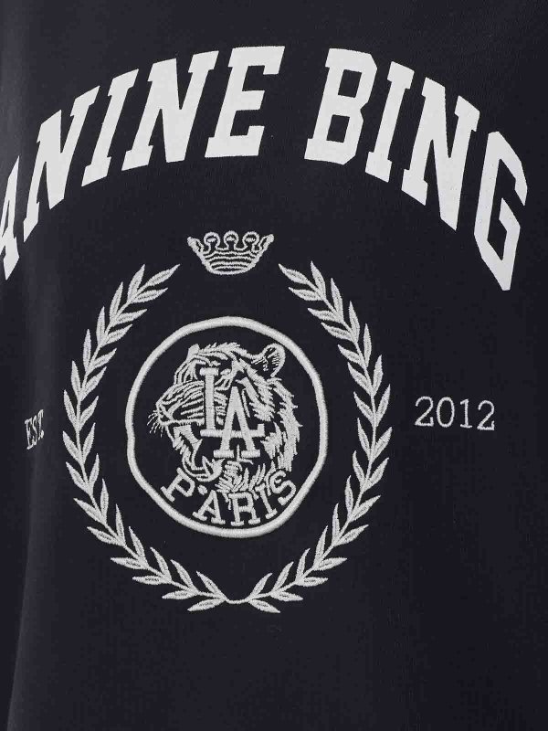 The Best Shops ANINE BING: スウェット＆セーター - スウェットシャツ/セーター - 黒