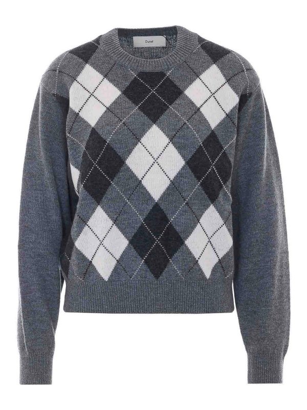 DUNST: Pull col rond - Pull Col Rond - Gris