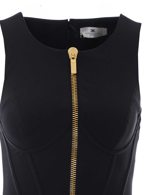 クルーネック - 黒 shop online: ELISABETTA FRANCHI