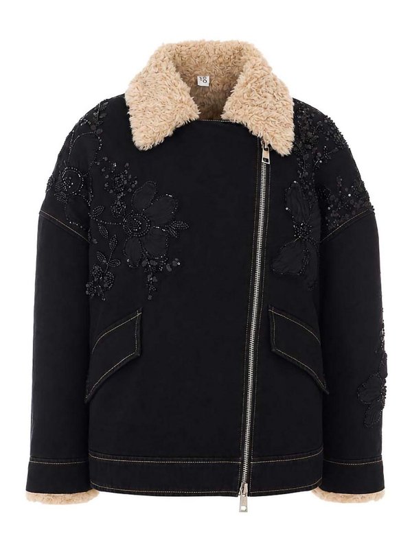 Liu Jo: denim jacket - Teddy Denim Jacket
