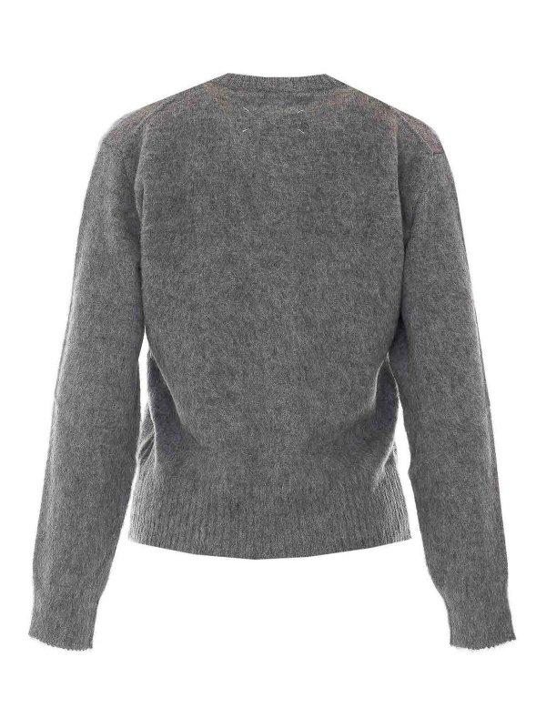 Maison Margiela: クルーネック online - クルーネック - グレー