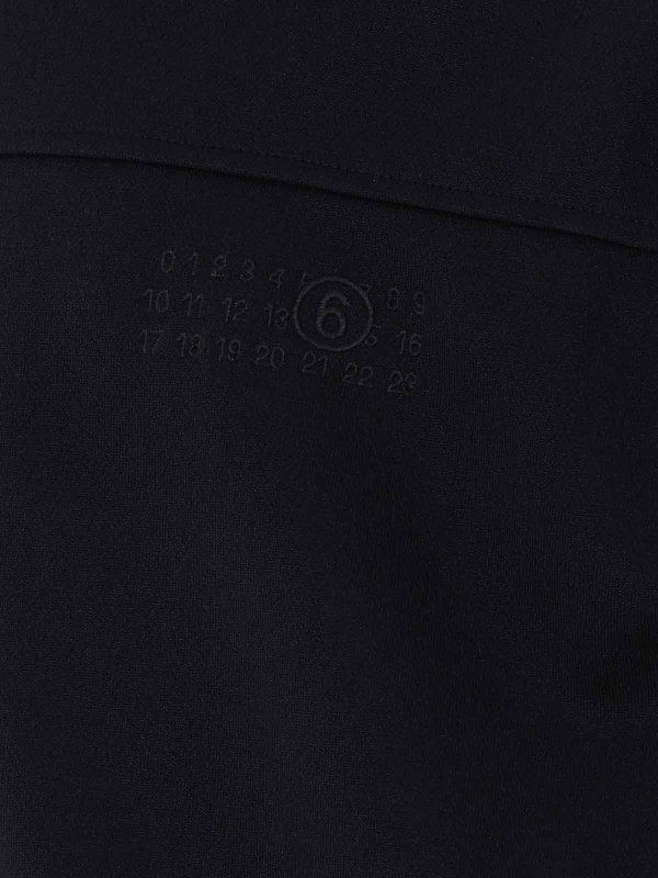 The Best Shops MM6 MAISON MARGIELA: スウェット＆セーター - スウェットシャツ/セーター - 黒