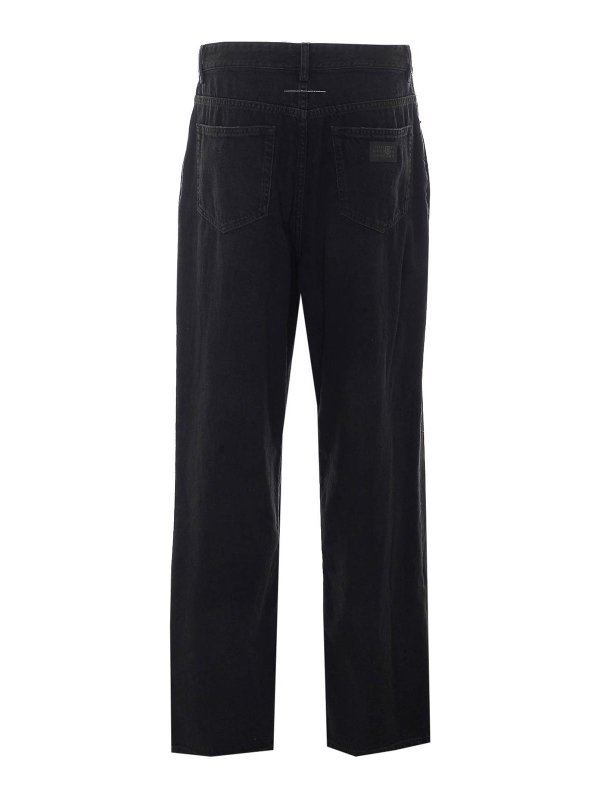 MM6 MAISON MARGIELA: ストレートジーンズ online - ストレートジーンズ - 黒